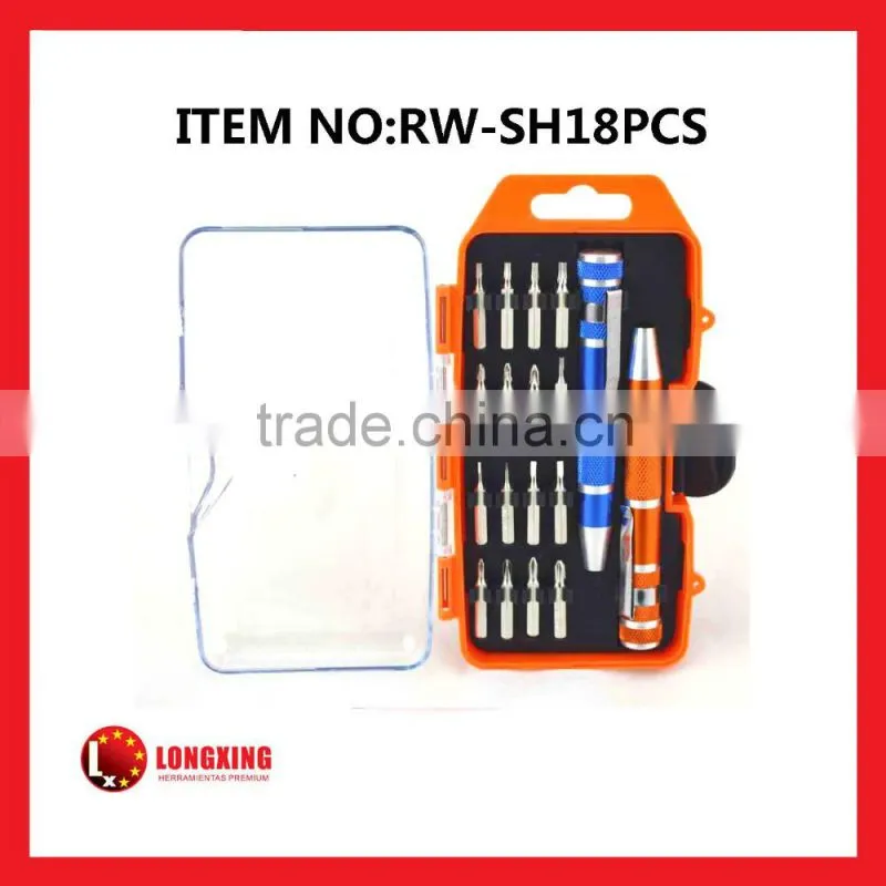 Factory Supply High quality 18 pcs precision screwdrivers set with magnetize