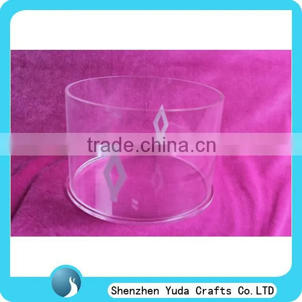 high quality laser cut transparent tube, wholesale price clear plexiglass tube acrylic tube from China