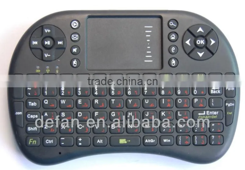 Air Mouse and Mini Wireless Keyboard with IR control For Google TV/Android TV box/PC