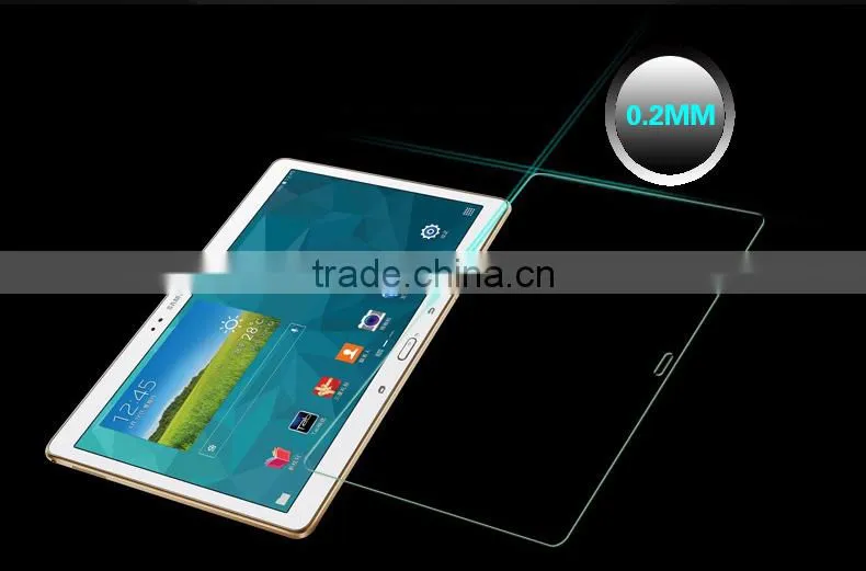 Top quality 9H Tempered glass screen protector for Samsung T800 Tab S 10.5, Paypal also accepted