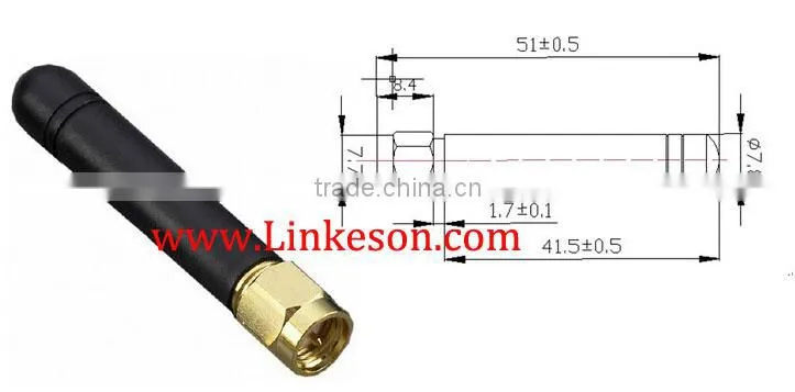 Long range 433Mhz Directional rubebr duck antenna