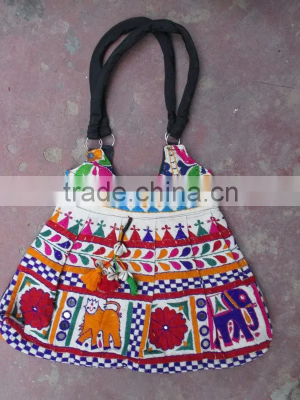 Banjara stylish Vintage Indian Embellished Tote Bag Vintage Banjara shoulder bag