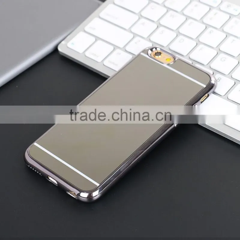 New Arrival Luxury Soft TPU Mirror Case for iPhone 6s Plus,For iPhone 6 Plus Mirror Case