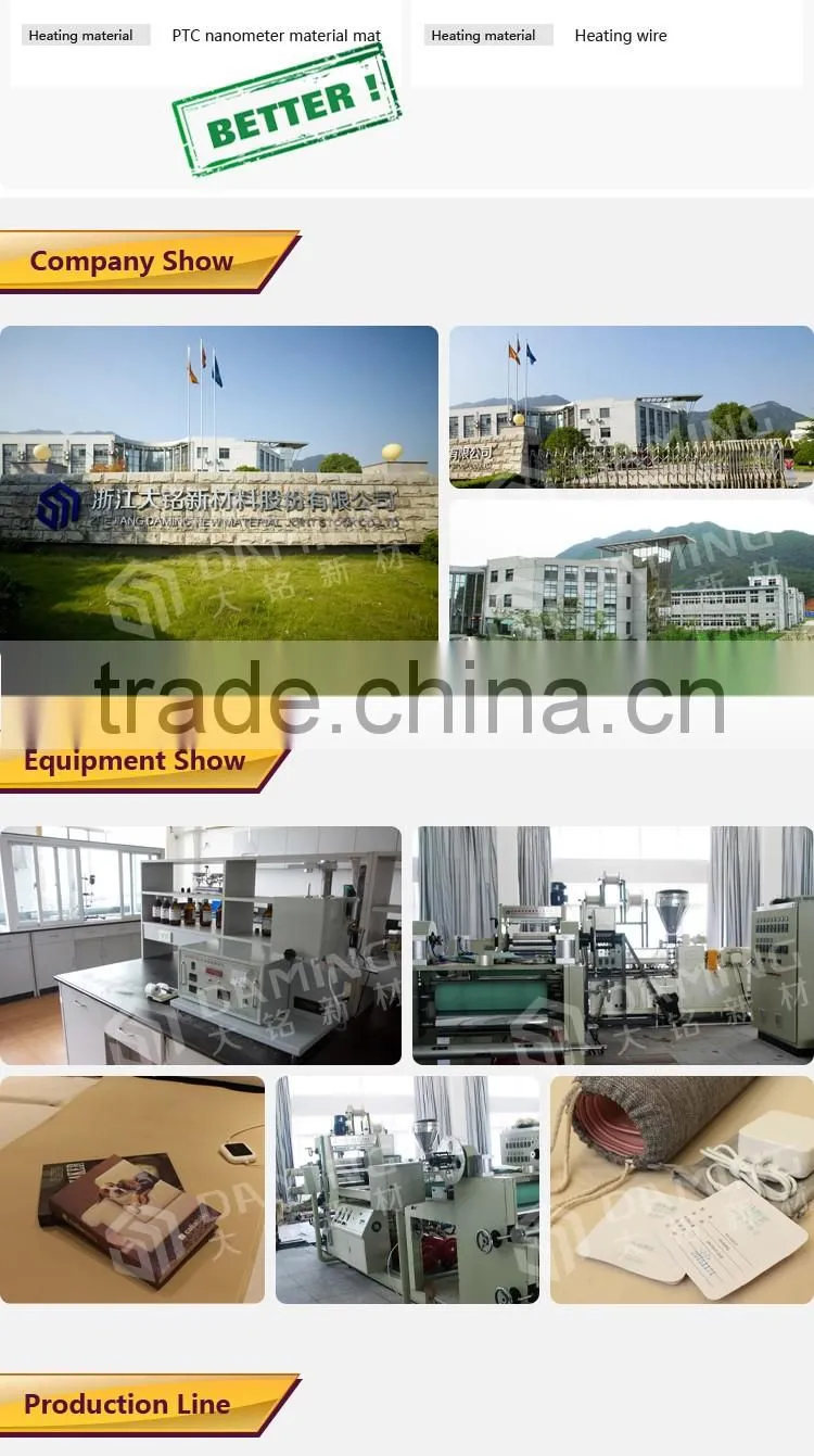 Hot selling electric blanket heating element with CE certificate