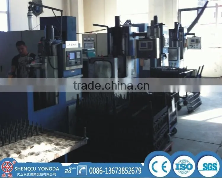 Double axis induction hardening machine tool