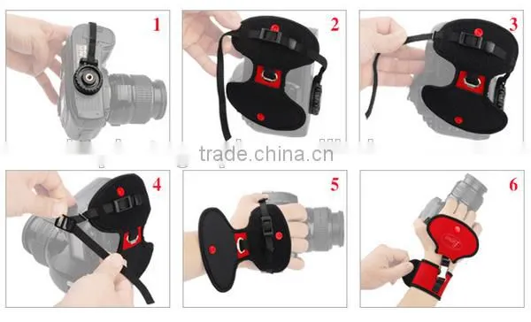 Hot Selling Neoprene Camera Wrist Belt Strap