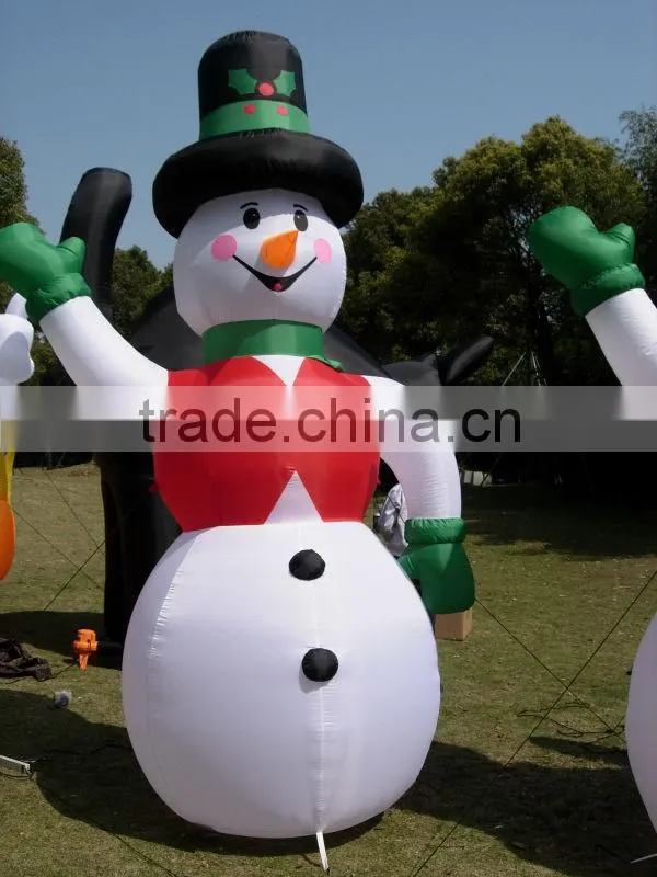 Inflatable Snowman decoration for Xmas