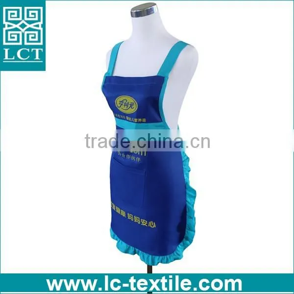 custom made low price cross back lady household dress bib apron