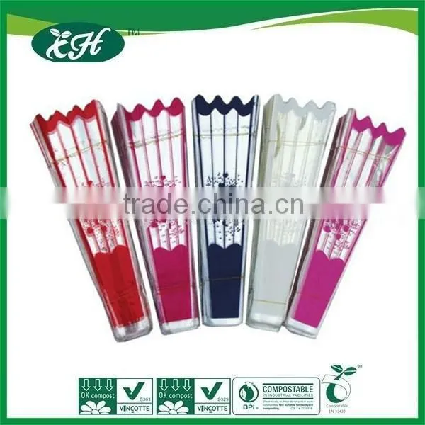 wholesale promotional custom plastic hanging flower bag