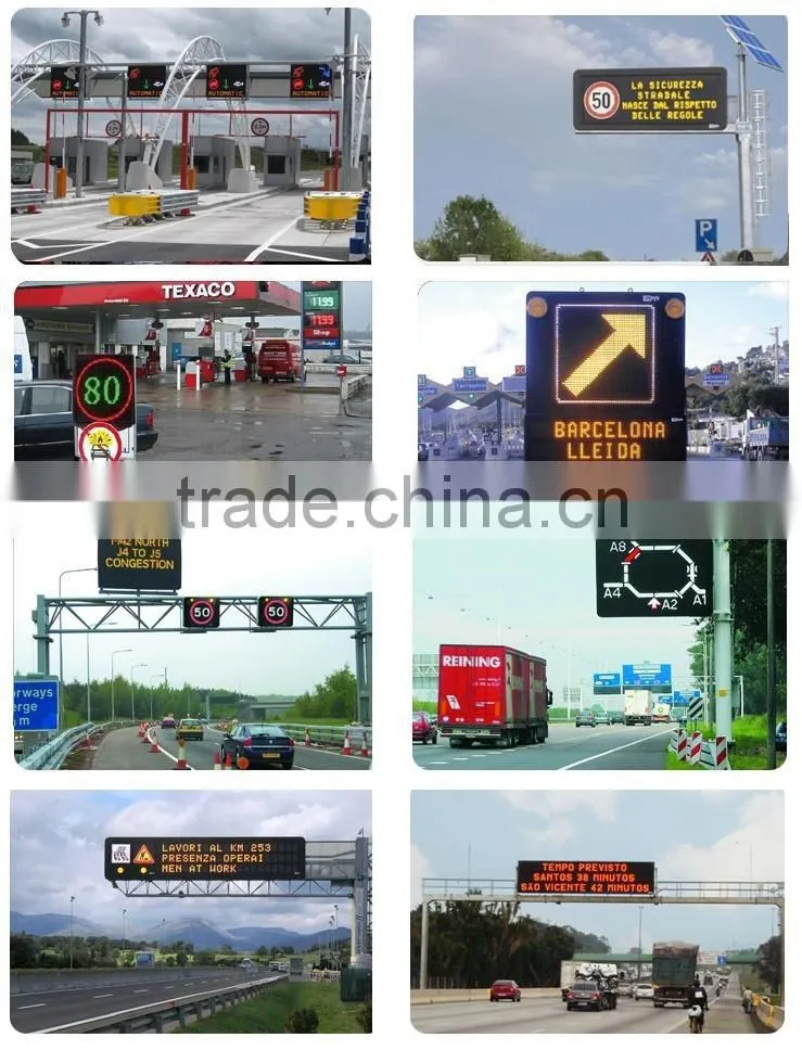 5 Color Variable Message Signs for traffic control and advertising