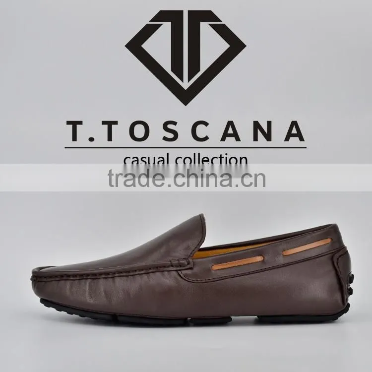 F famous name brand coffee plain upper soft sole casual shoes men