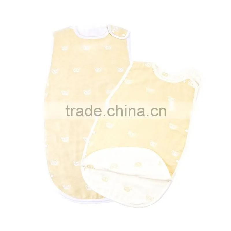 New Arrival Gauze Cotton Kids Cute Sleeping Bag