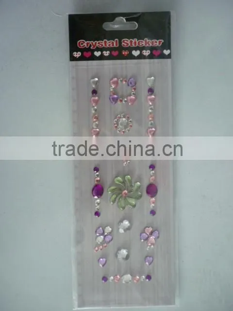 jewels and rhinestones decoration stickers