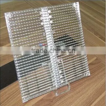 New design and special effect super slim and thin less than 3cm transparent glass led display p10 p12.5 p16