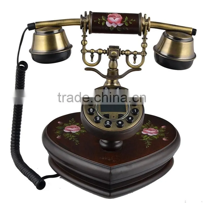 2015 hotsales heart shaped vintage telephone