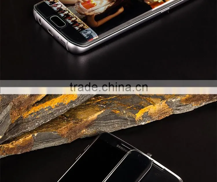 2016 New Full Cover Transparent 3D Curved Glass Screen Protector for Samsung S7