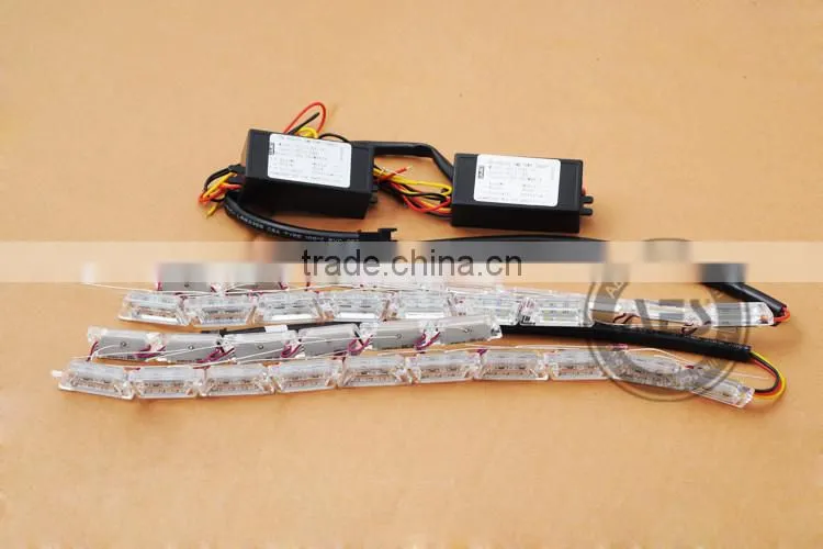 Newest design ! flexible led drl with crystal frame