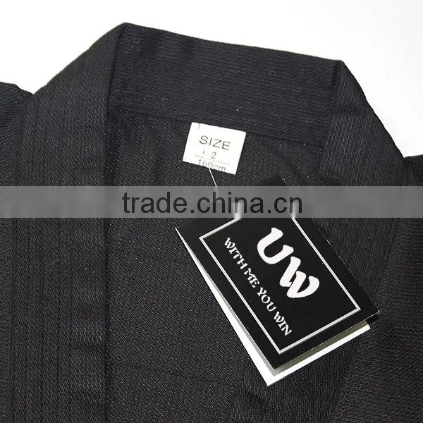 UWIN Black traditional custom for adults taekwondo uniform