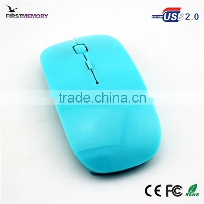 2017 Colorful 2.4 GHz Wireless Ultra Thin computer mouse 1600DPI