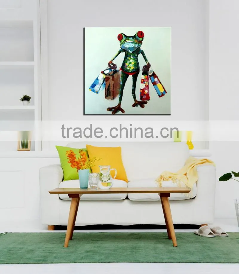 2015 Home Decor Modern Canvas Animal Oil painting