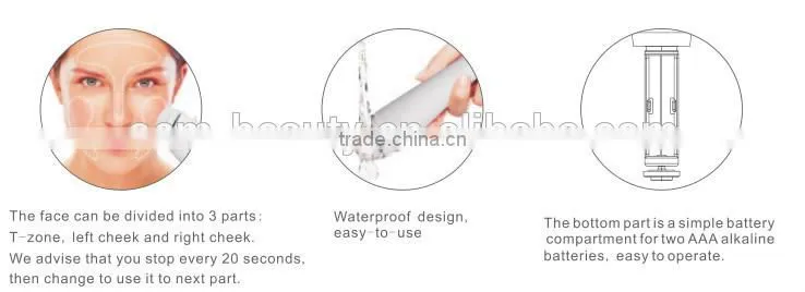 Electric facial cosmetic cleaner,face skin cleaning brush with best design -JTLH-1501