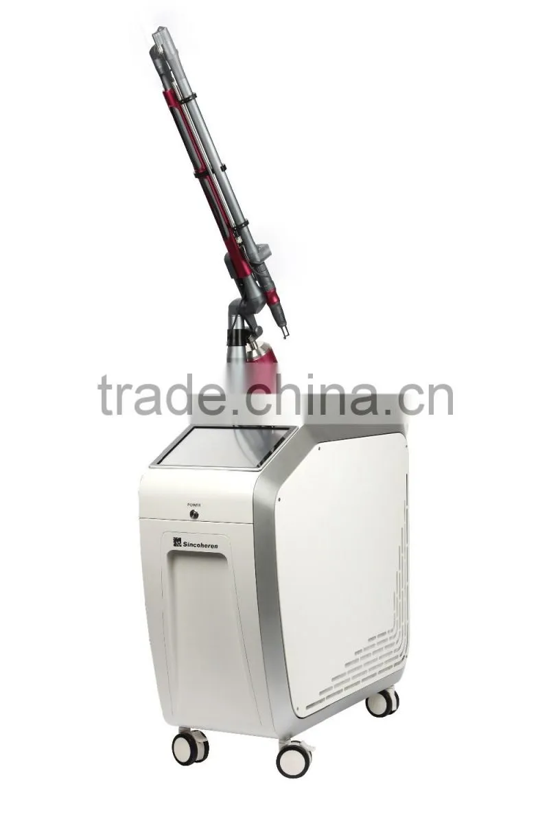 1064 nm 532nm q switch nd yag laser skin whitening beauty machine tattoo removal medical eqiupment 2016
