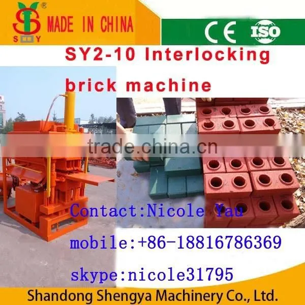 Movable hydraulic concrete block laying machine QTJ40-3 price