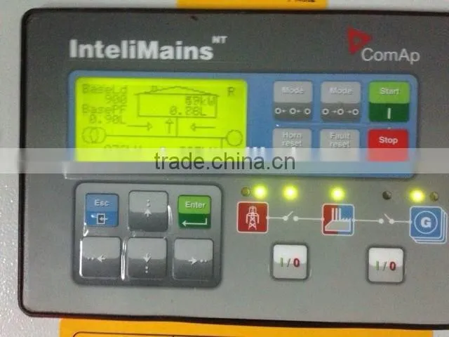 Camda control panel for generator with synchronizing control panel cabinet, generator control system