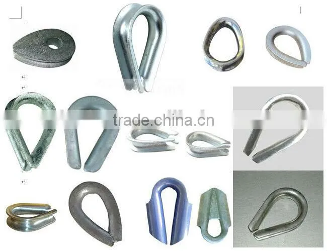China manufacture wire rope k-3 thimble
