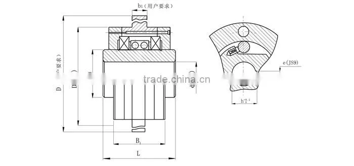 CY1-B one way roller type overrunning clutch bearing with sprocket
