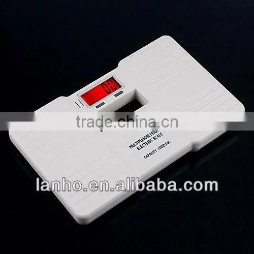 Digital Bathroom Body Fat Scale 150*0.1KG/330*0.2LB Wh