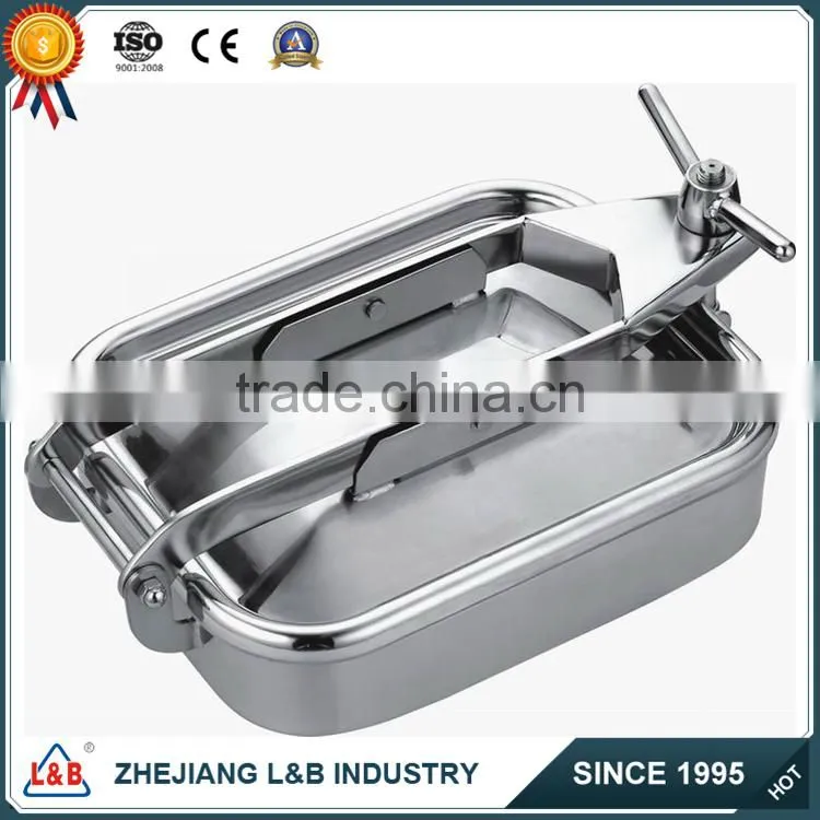 Stainless Steel Tank Parts Rectangular Manhole Covers