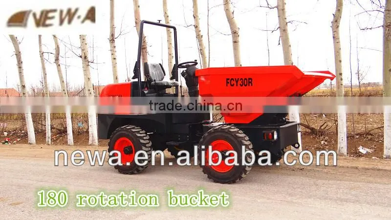 Cheap CE 180 rotation hydraulic small dump truck