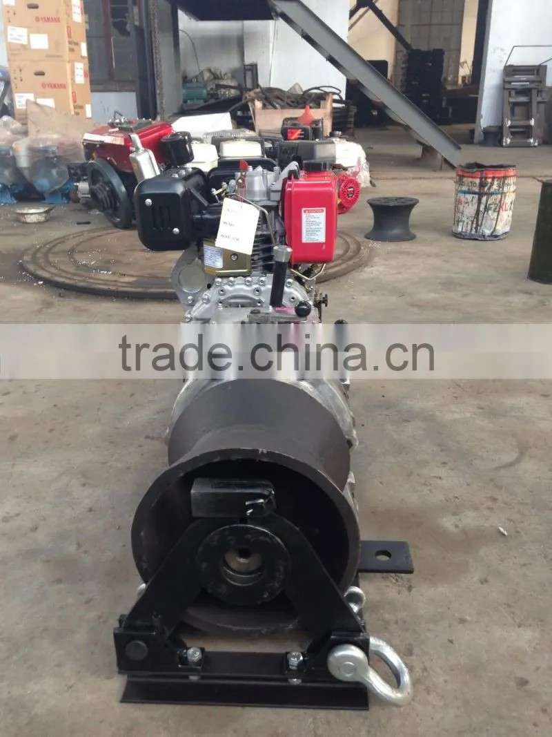 Winch Manufacturer 5 Tons cable winch diesel engine for Power Construction