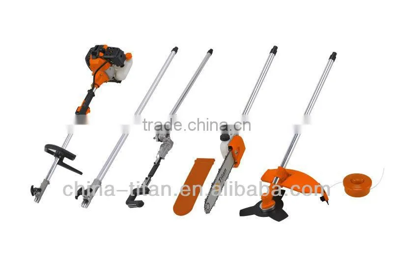 52cc garden multitool strimmer, brush cutter, hedge trimmer, chain saw