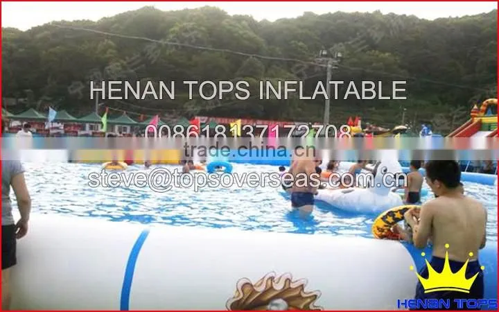 Large Giant Square Plastic Indoor Outdoor Inflatable Pool