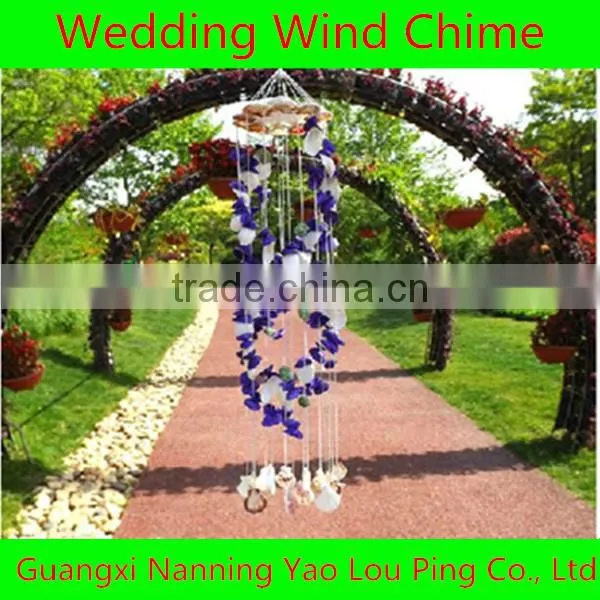Seashell rotation heart-shape wind chime unique wind chime wholesale