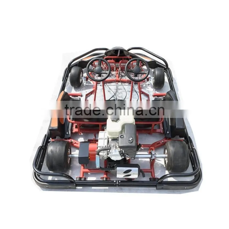 two seats 270cc gas powered go karting with chromium tube frame (TKG270-R2)