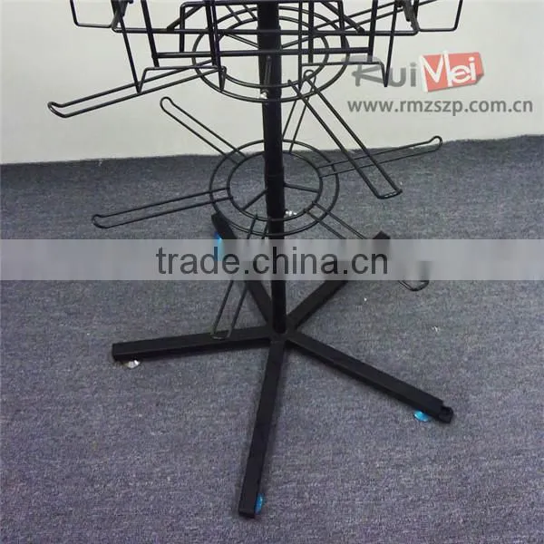 4-Side Floor Standing Spinning Christmas Card Stand