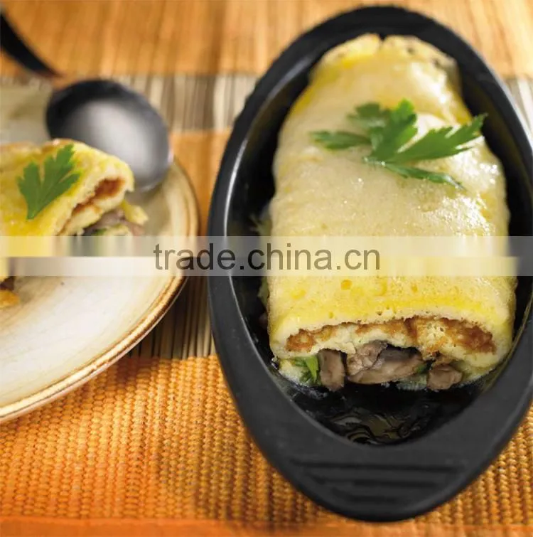 Personalized microwave Silicone steamed fish bowl Silicone steaming bowl
