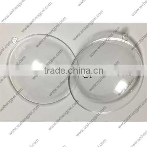 Cleverish portable cute transparent round plastic storage jewelry wedding box kit