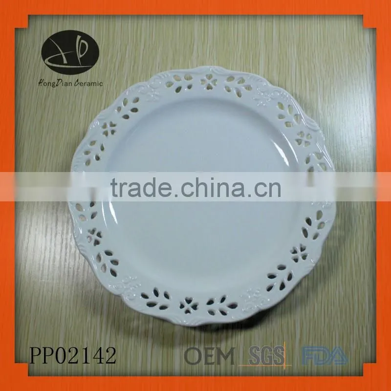 type event charger plate,square plate,Plain White Pocelain Square Shape Dessert