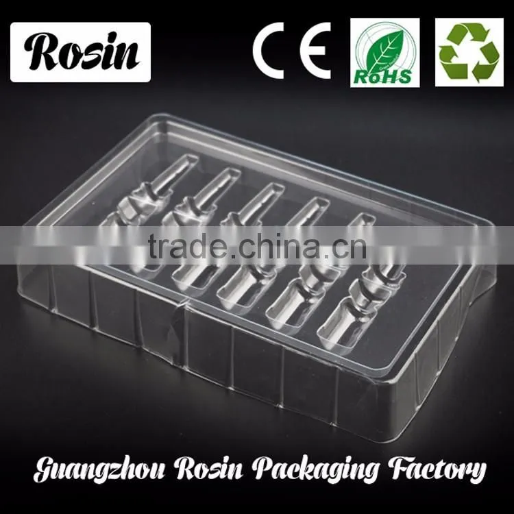 2017 Guangzhou plastic pvc blister tray packaging for cosmetic