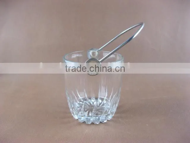 glass ice bucket,ice bucket glass