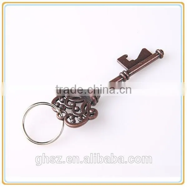 Custom creative promotional items vintage metal key bottle opener manufacturer