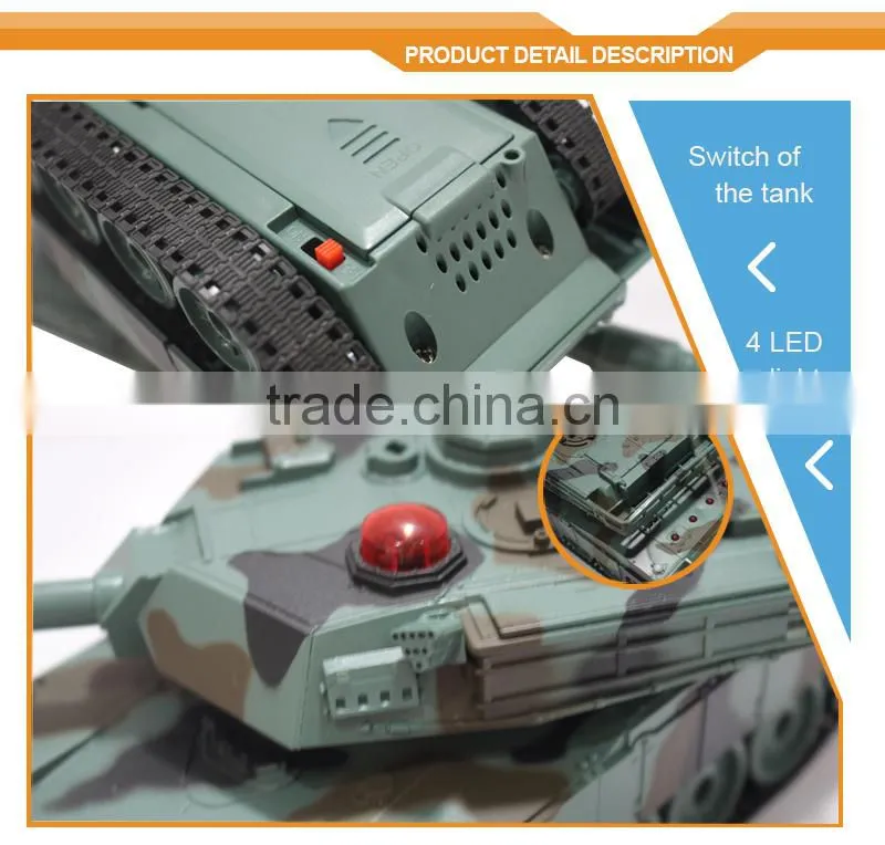 1:32 40M Small M1A2 Radio Control Toy Tank RC Military Tank Toys for Sale