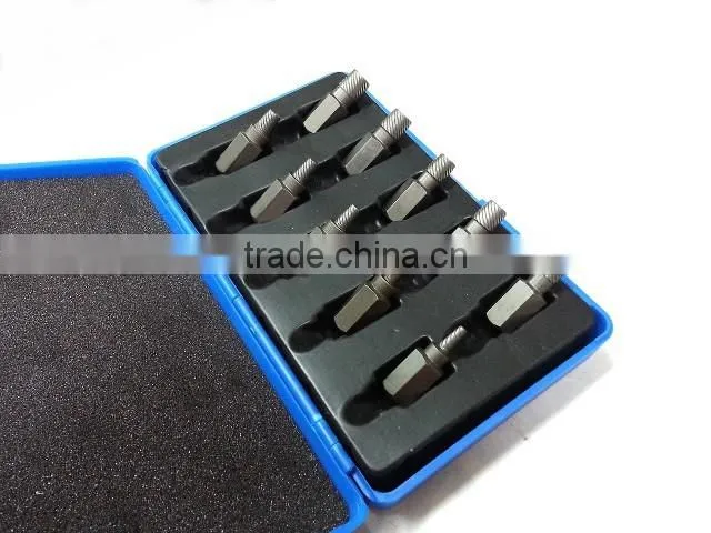 Hex Head Mult-Spline Screw Extractor Set