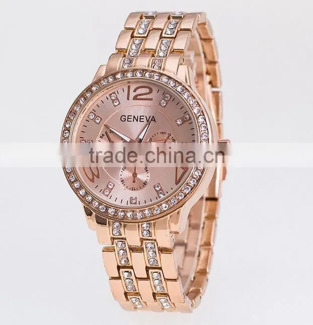 Wholesale cheap decoration watch luxury diamond man watch for gift