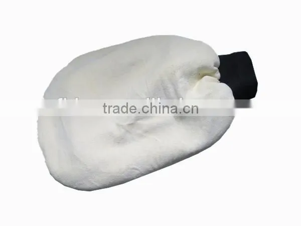Natural Genuine chamois Sheepskin car wash gloves Super soft