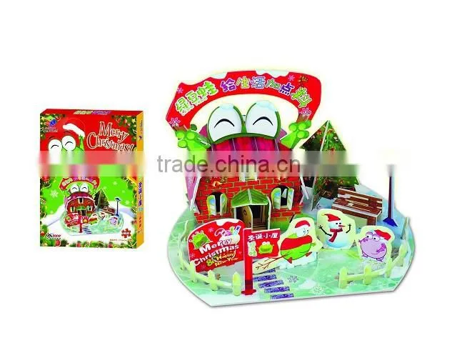 3d paper model toy cardboard puzzle